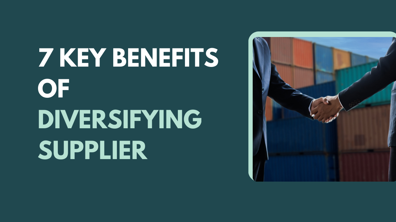 benefits of supplier diversification